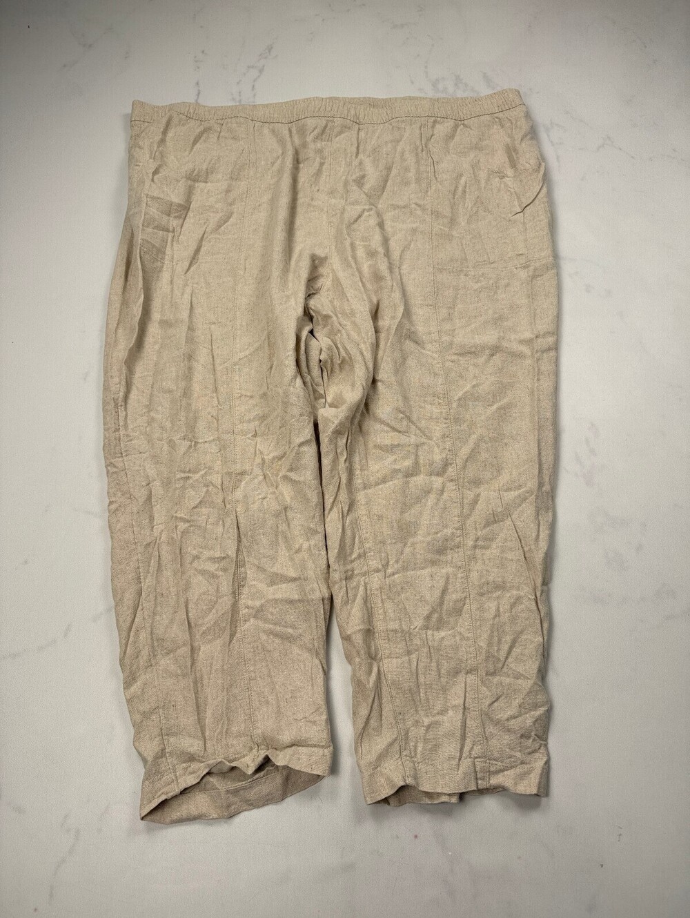 Old Navy Capri Pants Beige Contemporary Relaxed Cut - Womens 4X